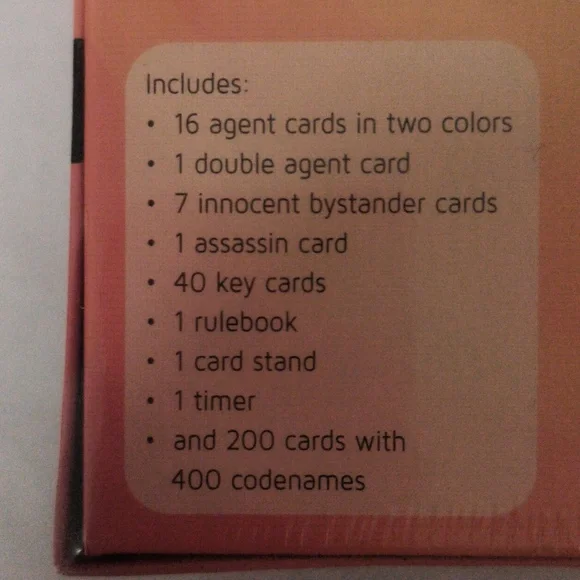 New Codenames Game - Picture 5 of 6